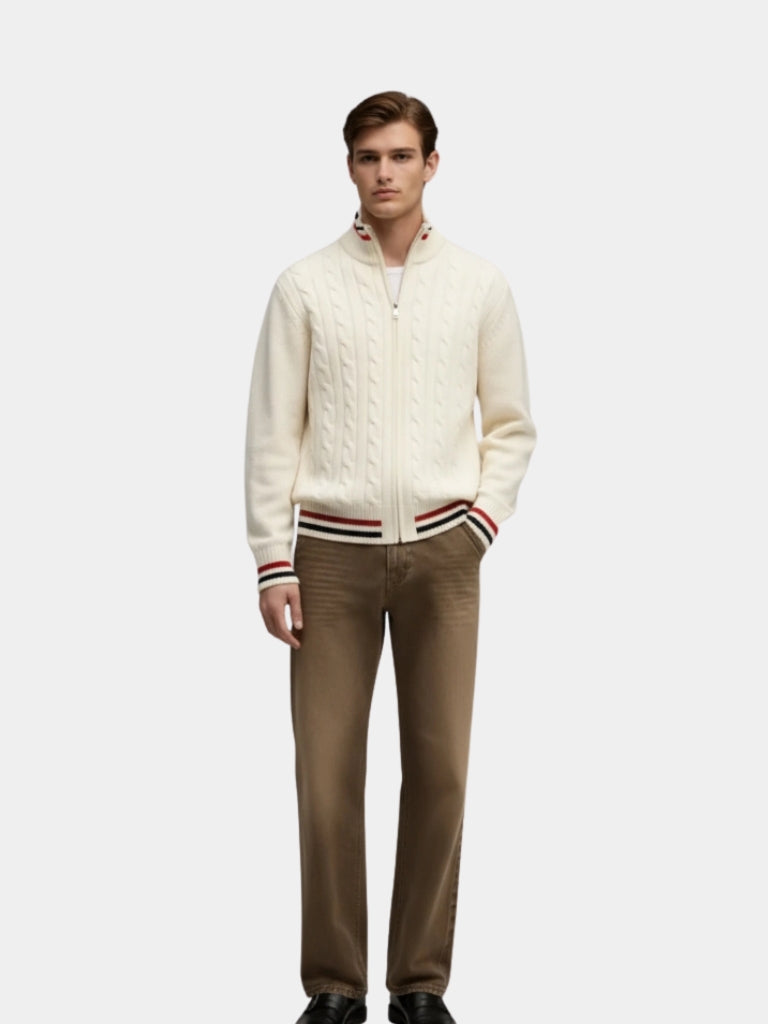 Essential half-zip turtleneck sweater